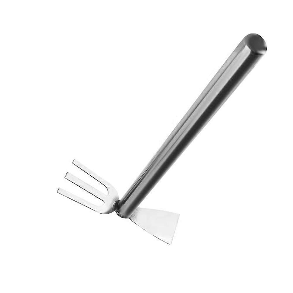 Steel garden hoe, 38.1 cm, multipurpose hand tool, digging, weeding, soil tools, mining, turning, sowing, dualpurpose hoe