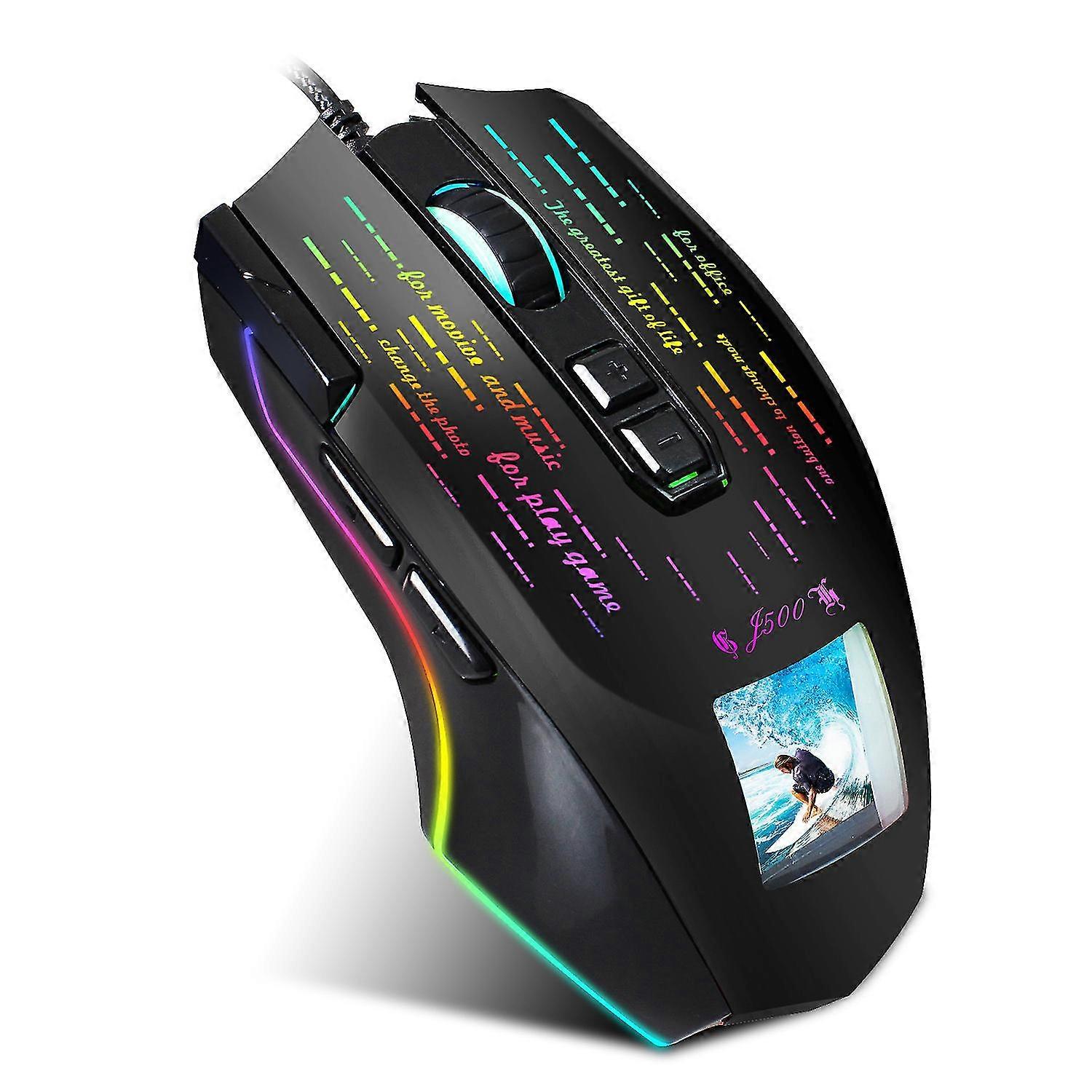 2025 Game Mouse With Display Screen