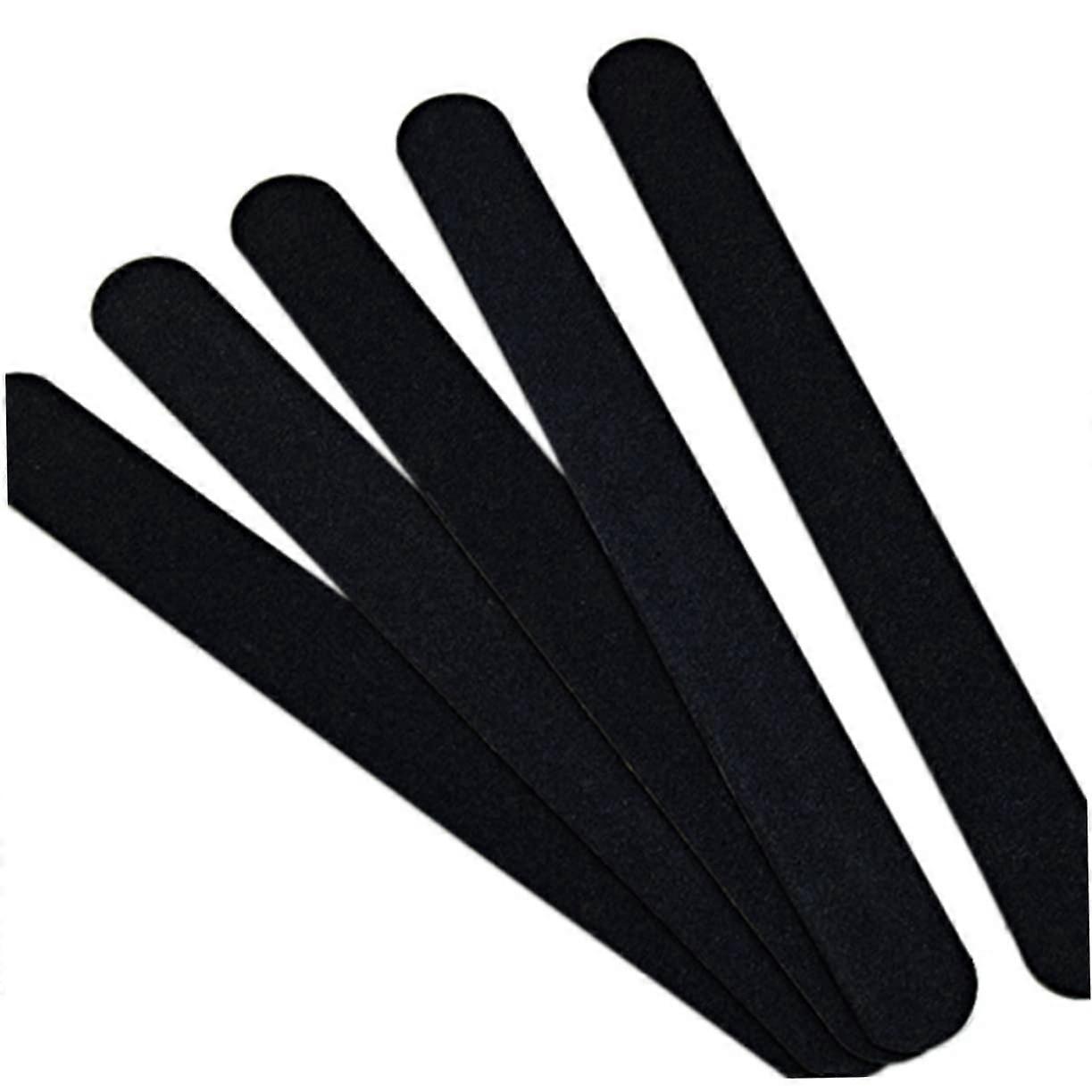 40-Piece Colorful Wood Nail Files Ultra-Thin Manicure Tools for Polishing and Shaping Fingernails and Toenails Random Colors