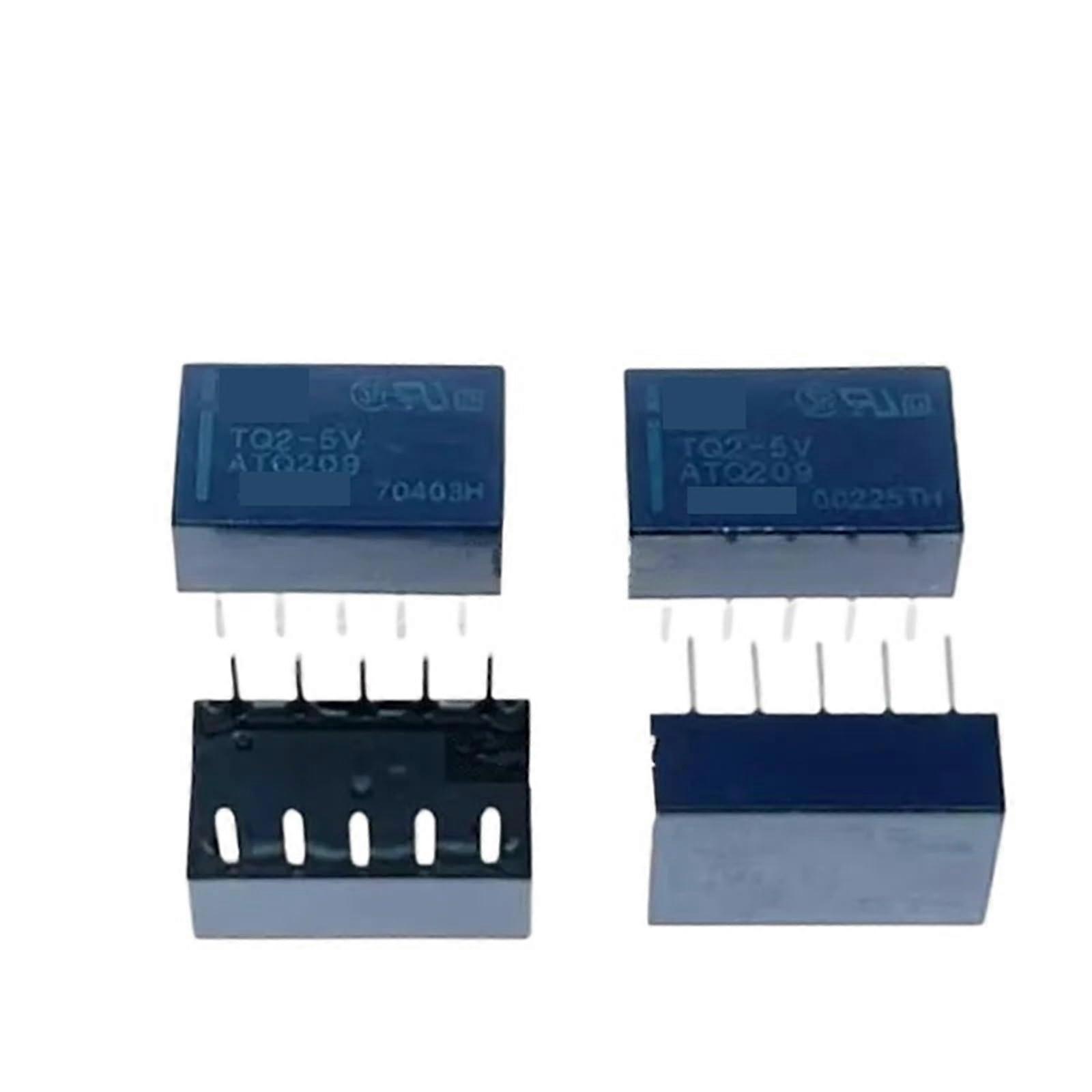 TQ2-5V ATQ209 5V 10-Pin Relay 1A DC Coil SPDT Switch Module (Pack of 10)