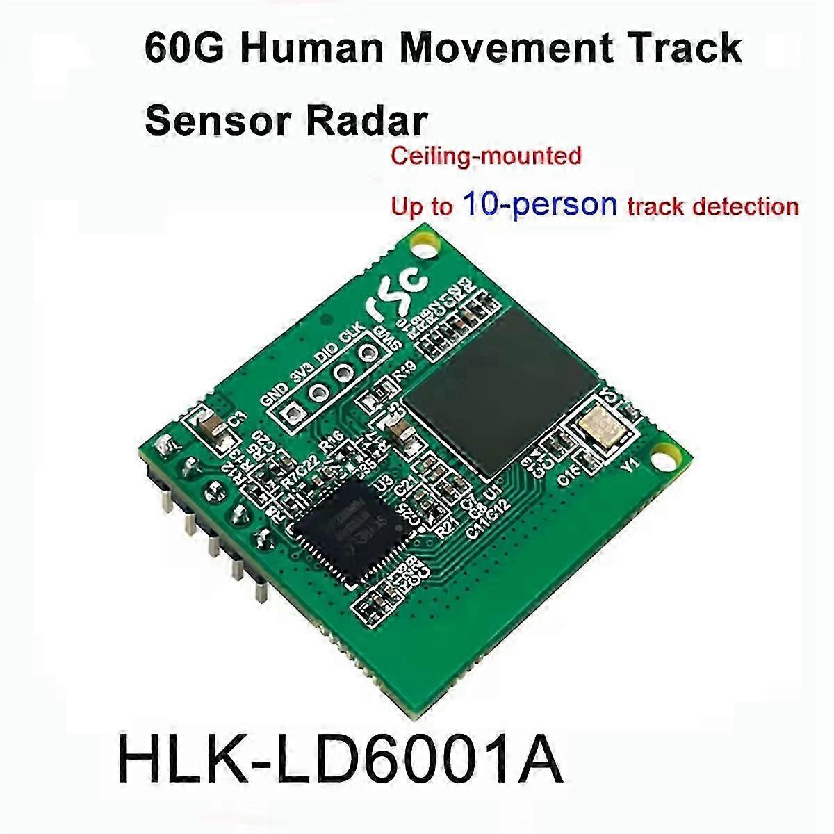 60G Radar with High-Precision Multi-Target Human Movement Track Sensing LD6001A - 4 Transmitter & 4 Receiver