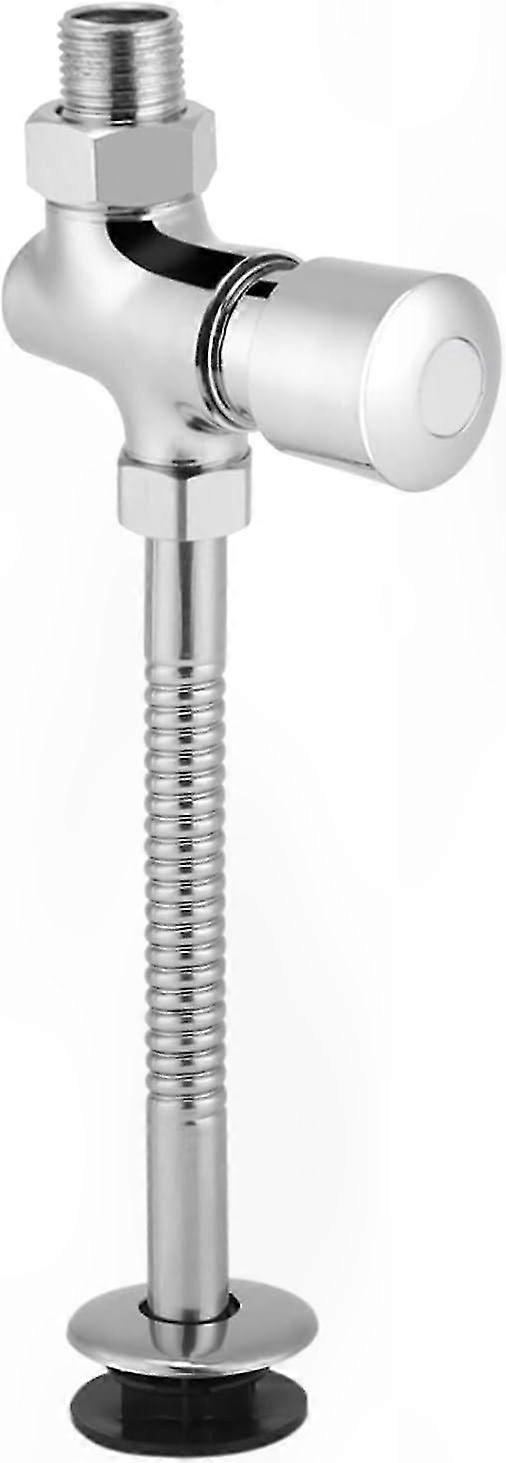 Automatic Sensor Urinal Flush Valve with Manual Override and Brass Button Pressure Control