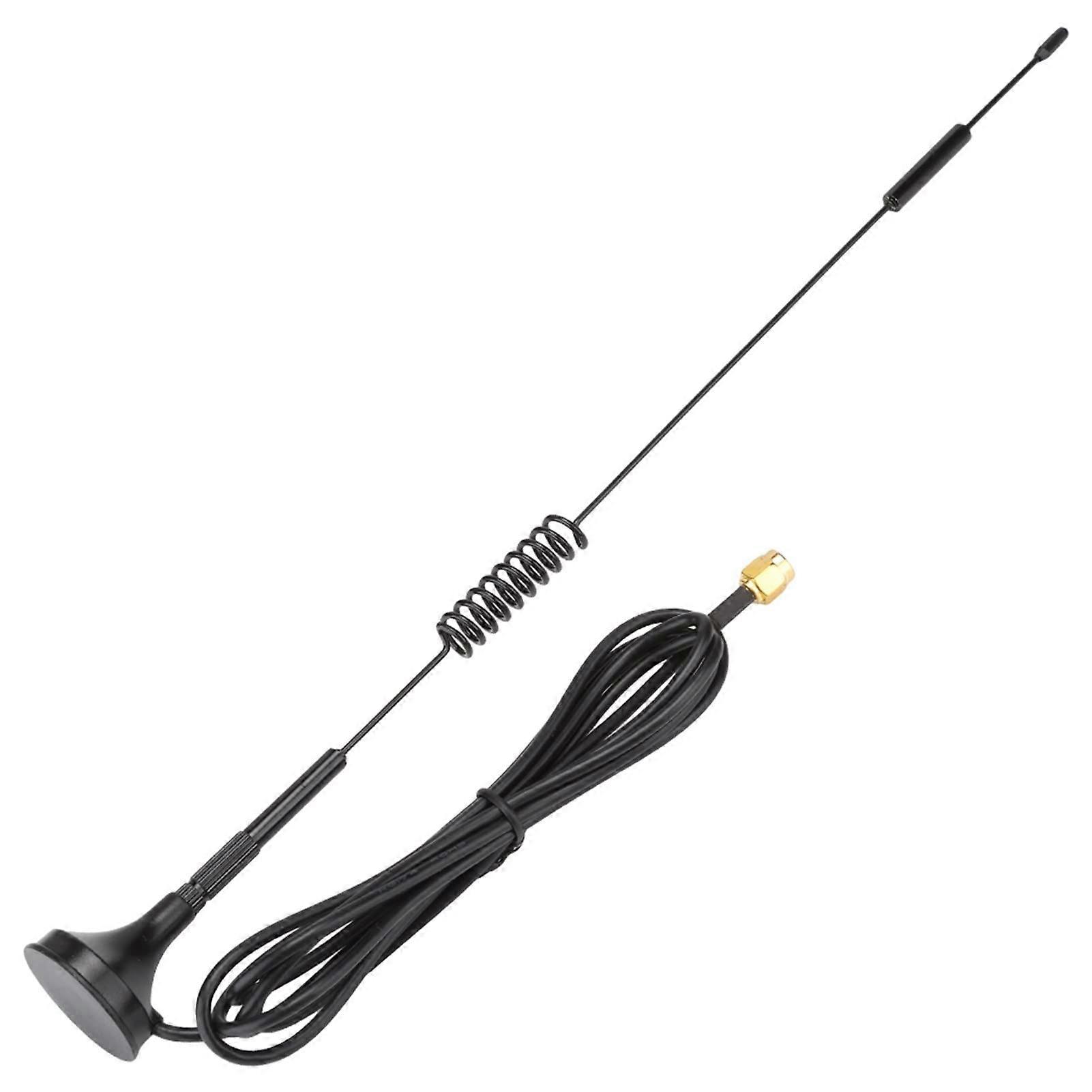 SMA Outdoor Antenna 10dBi Gain, 31cm Length, Magnetic Suction Cup Mount, High Power For Radio Module, SMA Connector