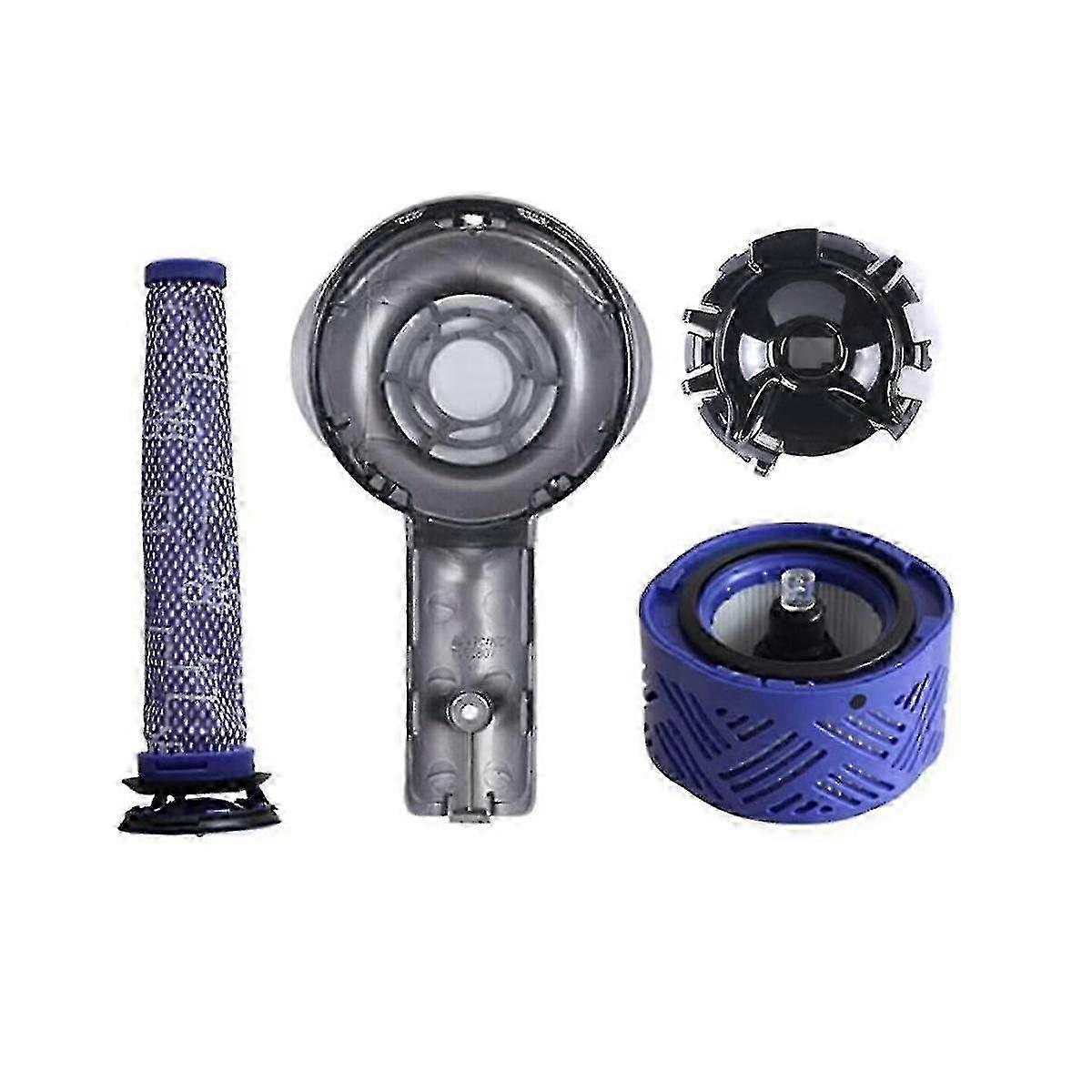 Rear Motor Cover with Pre & Post Hepa Filter for DC58 DC59 DC62 DC72 DC74 V6 Vacuum Cleaner Upgrade