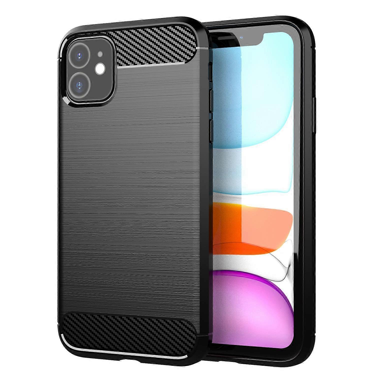 TPU Protective Case iPhone 11 Case - Carbon Look