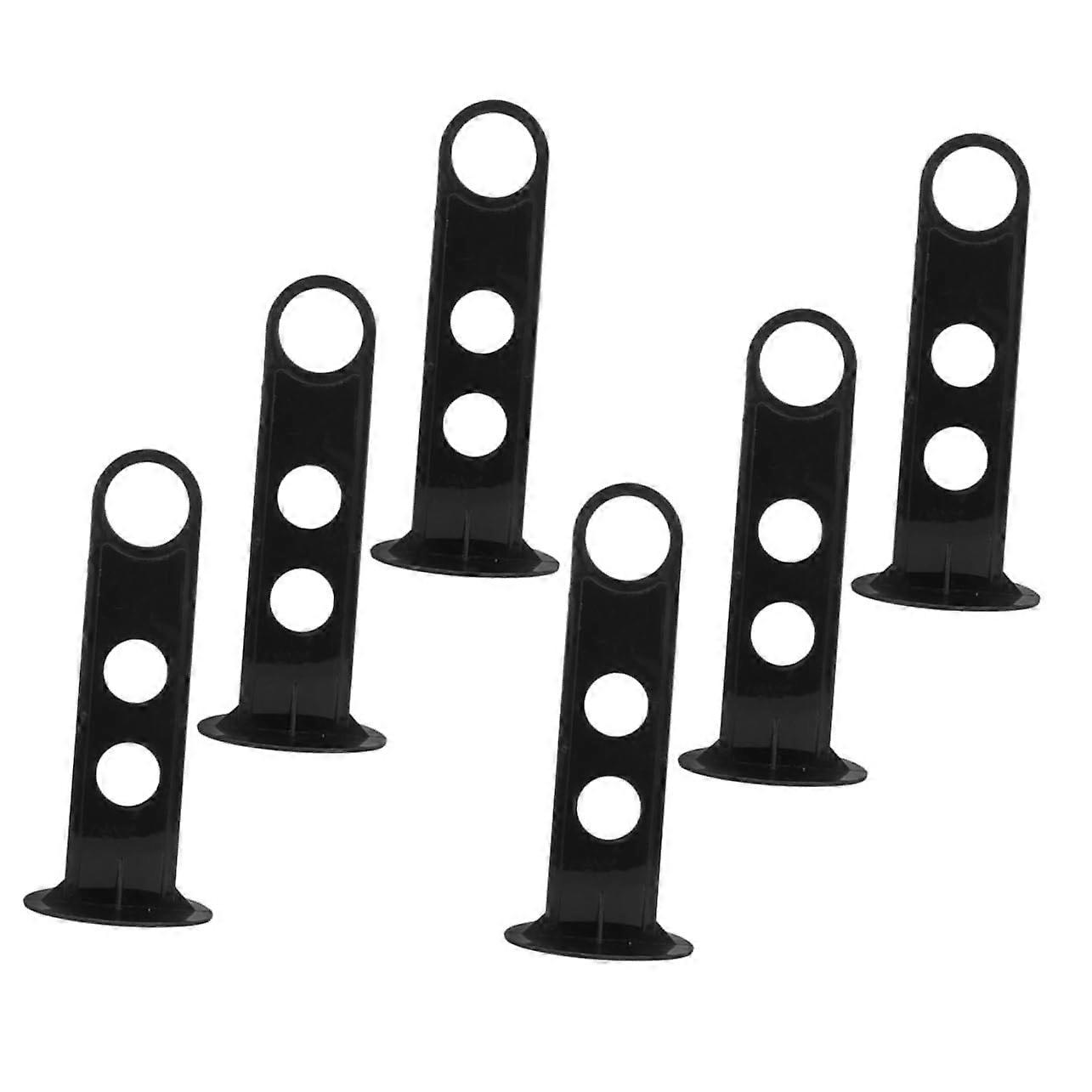6pcs Soccer Training Cone Holder Stand Racks - Durable Plastic Base for Multi-functional Football Equipment