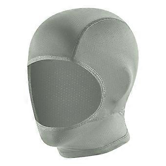 Light weight Sun Protective Cycling Hat Moisture Absorbing Cooling Headwear For Motorcycle Biking Comfortable  Gray