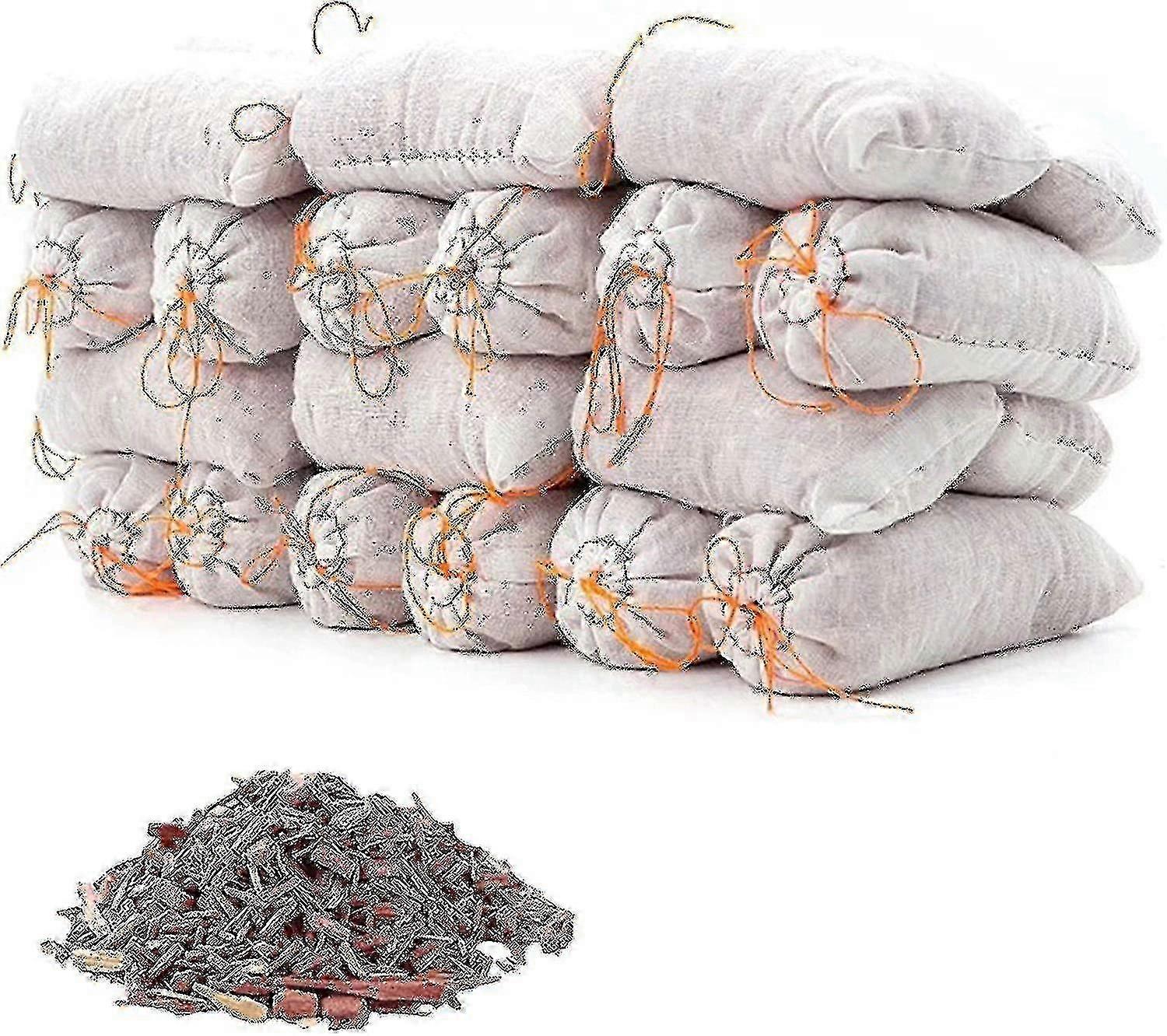 15個パック シダーサシェバッグ、クローゼットや引き出し用シダーチップ、衣類収納用シダーブロック、シダーウッドクローゼット防虫剤 -n4736 ZD A