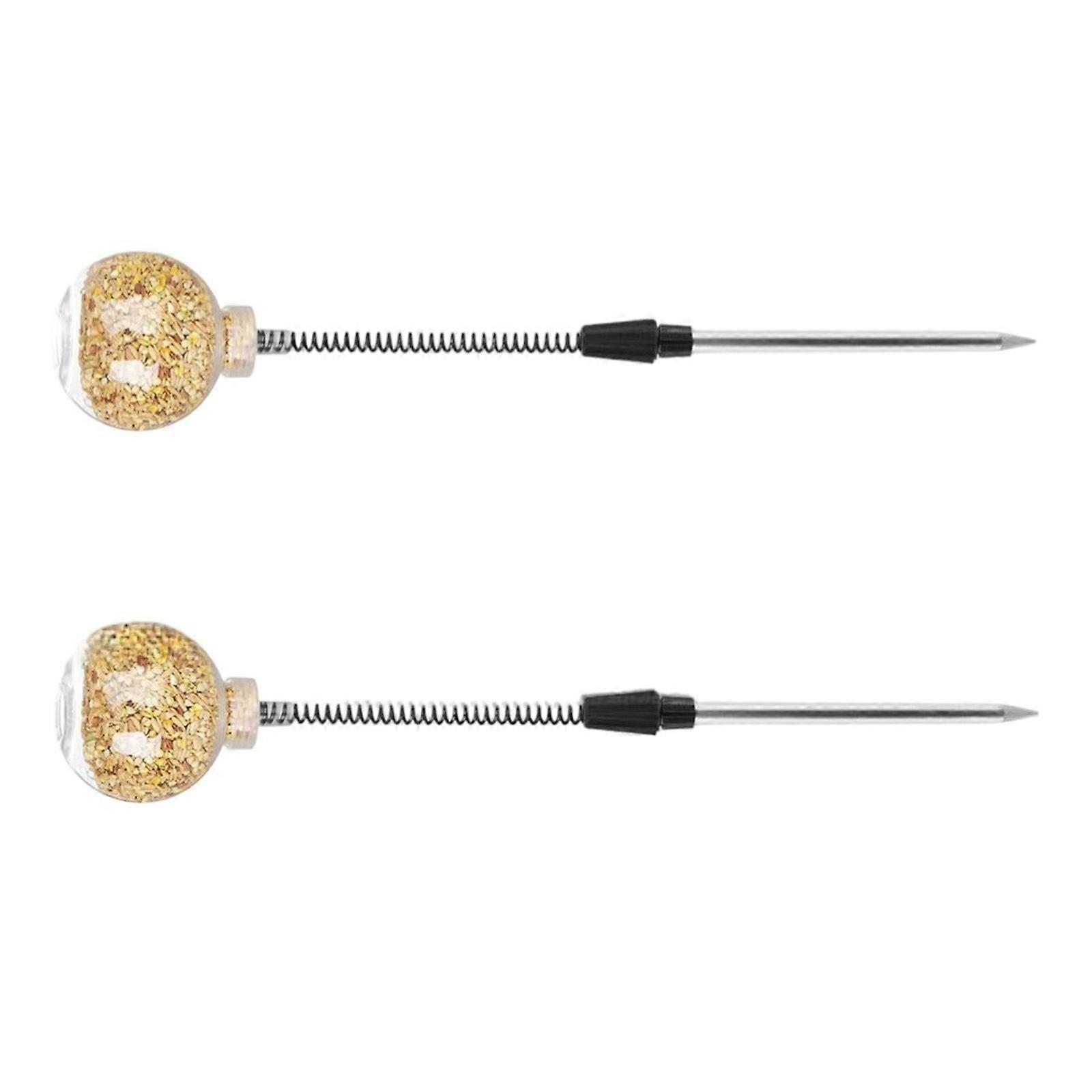 Slow Release Chicken Feeders Spring Activated Poultry Toy Encourage Natural Foraging Instincts Ground Stake Multicolor