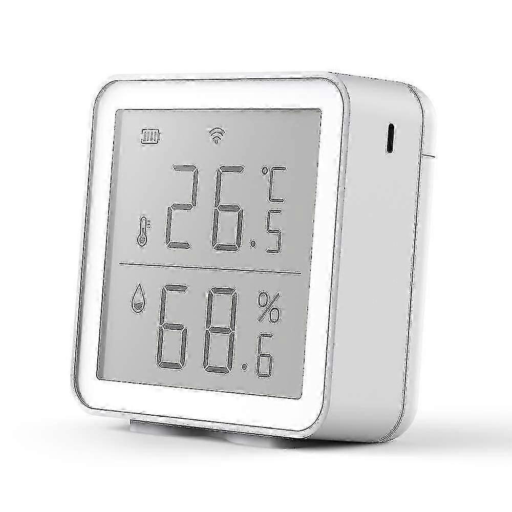 Wifi Temperature And Humidity Sensor Indoor Hygrometer Thermometer ...