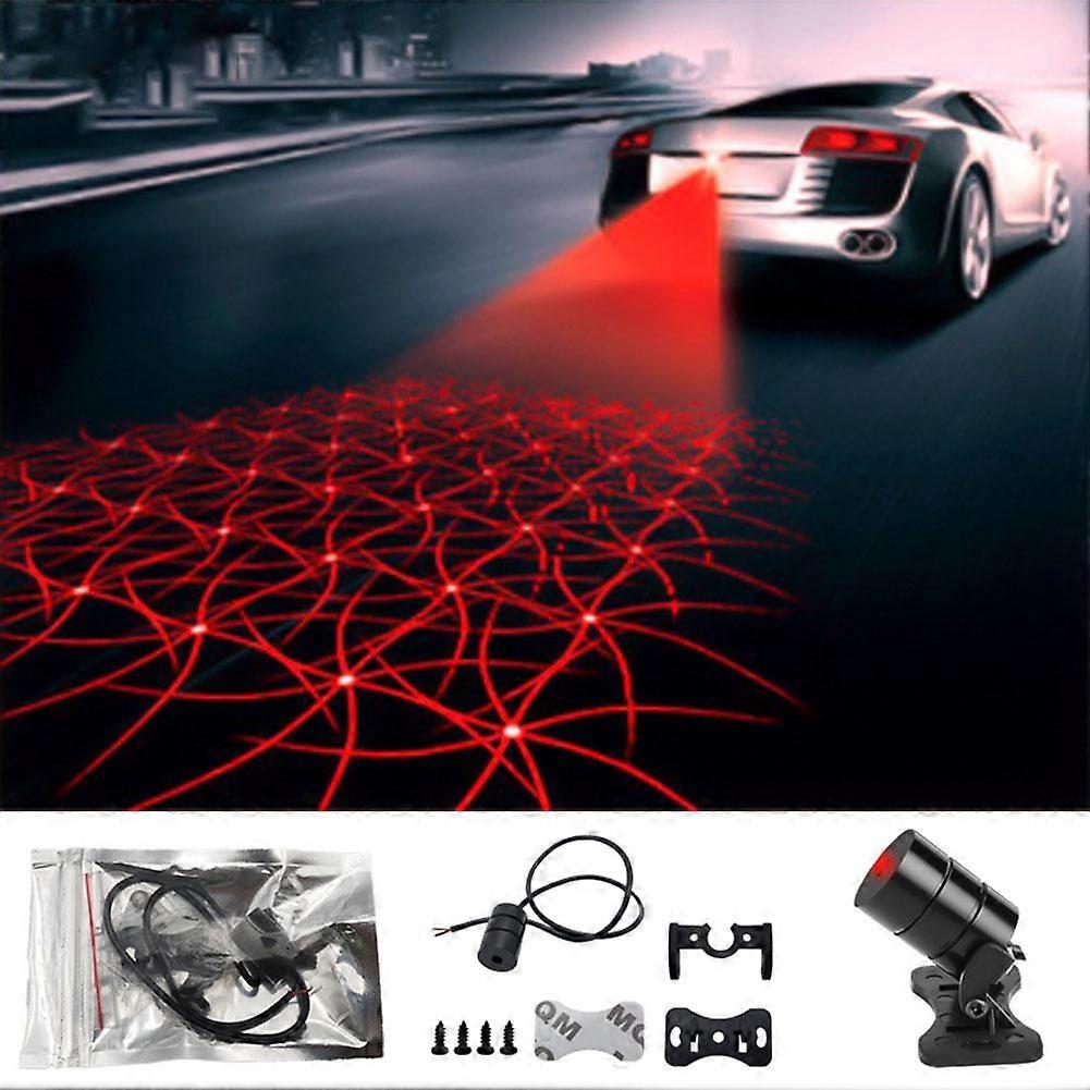 Laser Fog Light, 2 in 1 Design for Cars & Motorcycles - Easy Installation, Waterproof, Shockproof