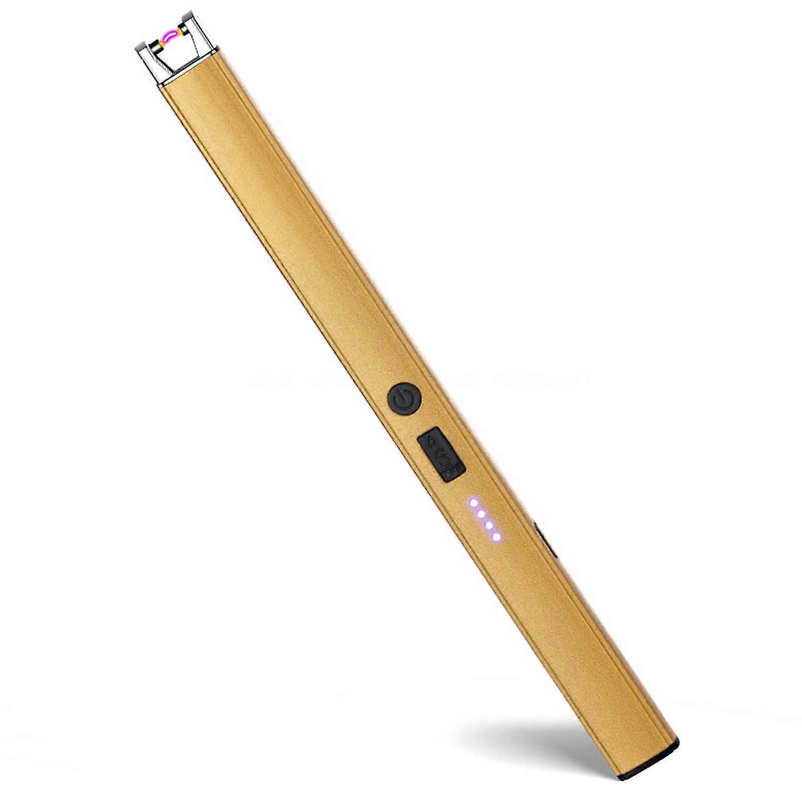 Electric Lighter with Battery Display, Windproof for Camping