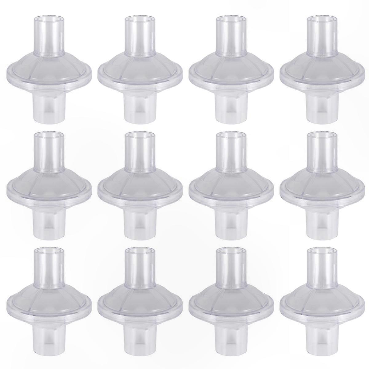 CPAP/BiPAP Machine Outlet Filter - 12 Pack for Enhanced Airflow Performance