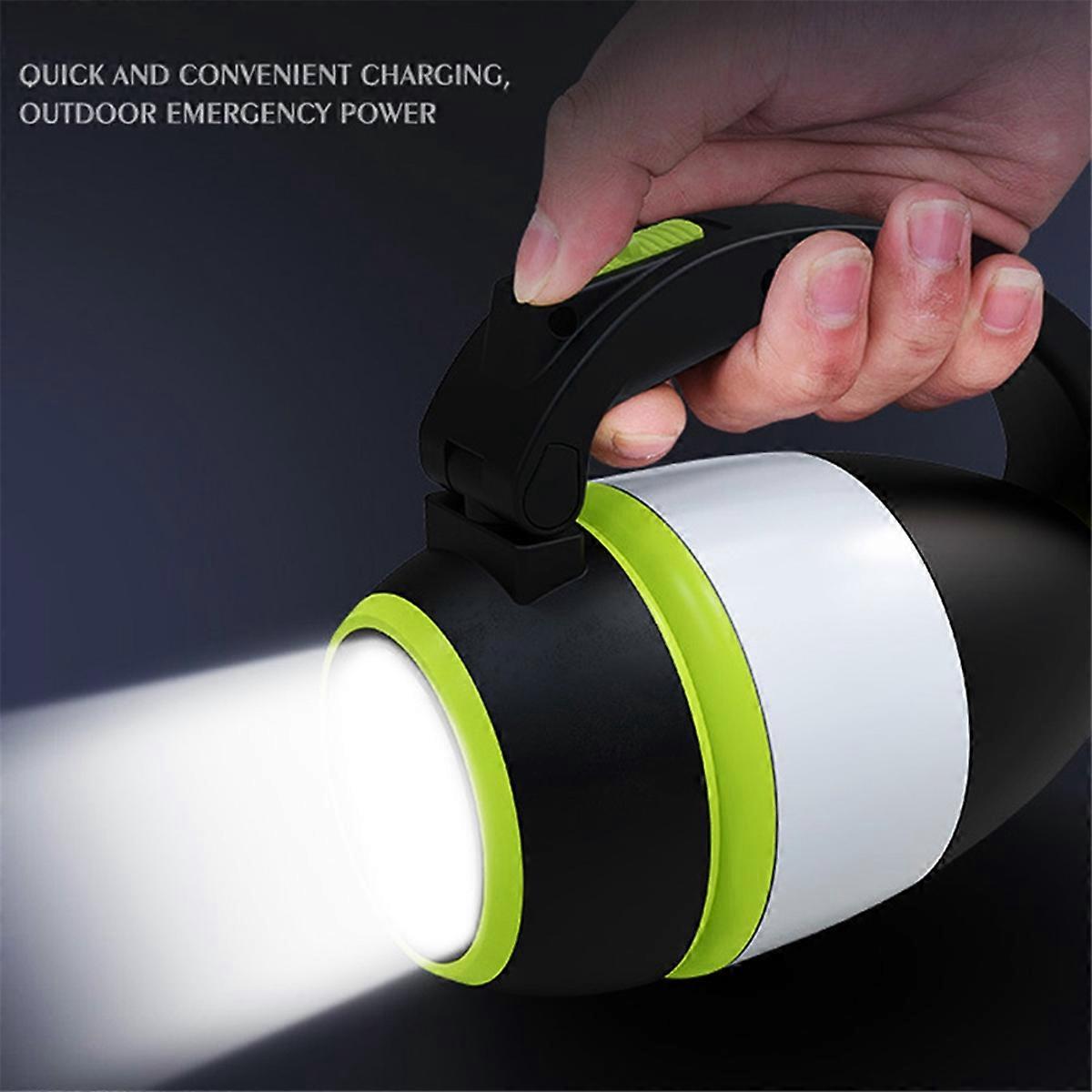 Multi-Function LED USB Rechargeable Camping Lamp Outdoor Hiking Home 3 In1 Flashlight Table Desk Lamp Power Bank