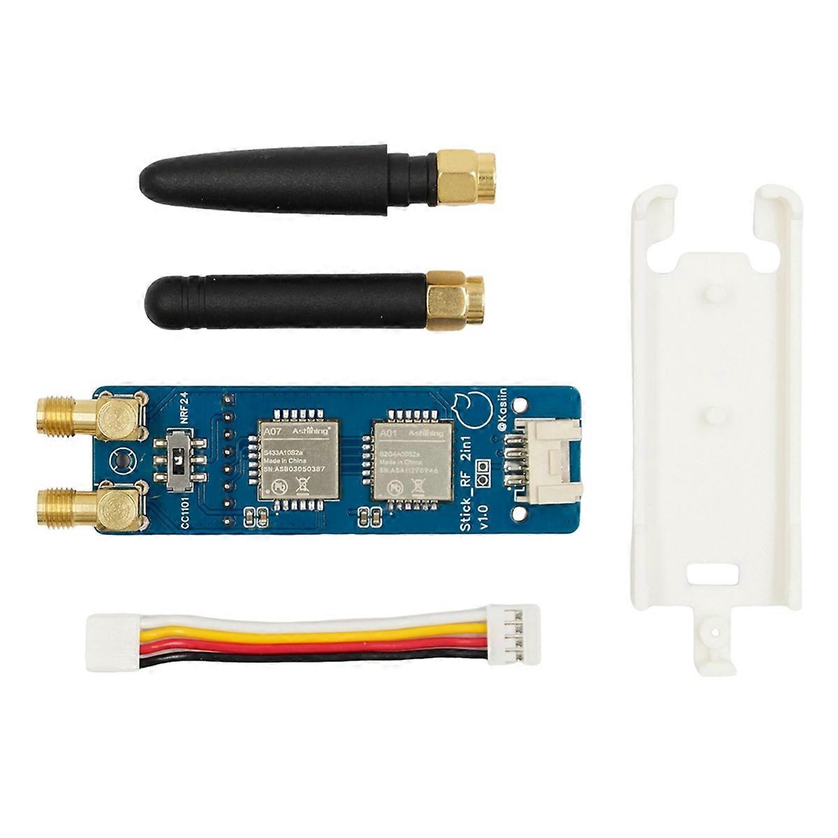 For StickCPlus ESP32 2-in-1 Module for StickC Plus, Supports NRF24 2.4GHz and CC1101 433MHz,with Firmware