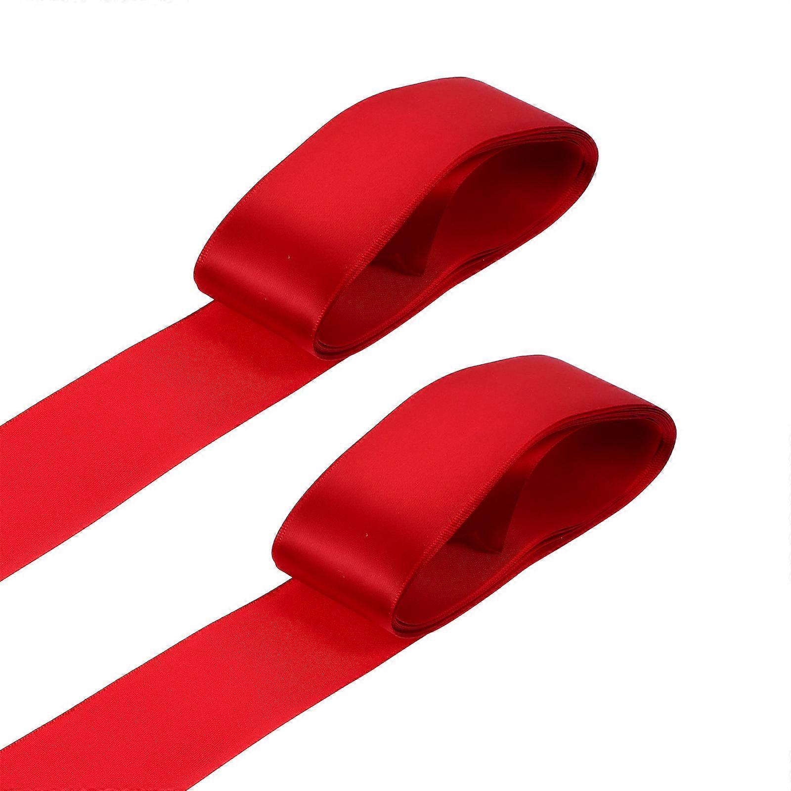 2 Rolls of Ribbon for Gift Wrapping and DIY Crafts Wide Queen for Holiday Decor and Elegant Projects