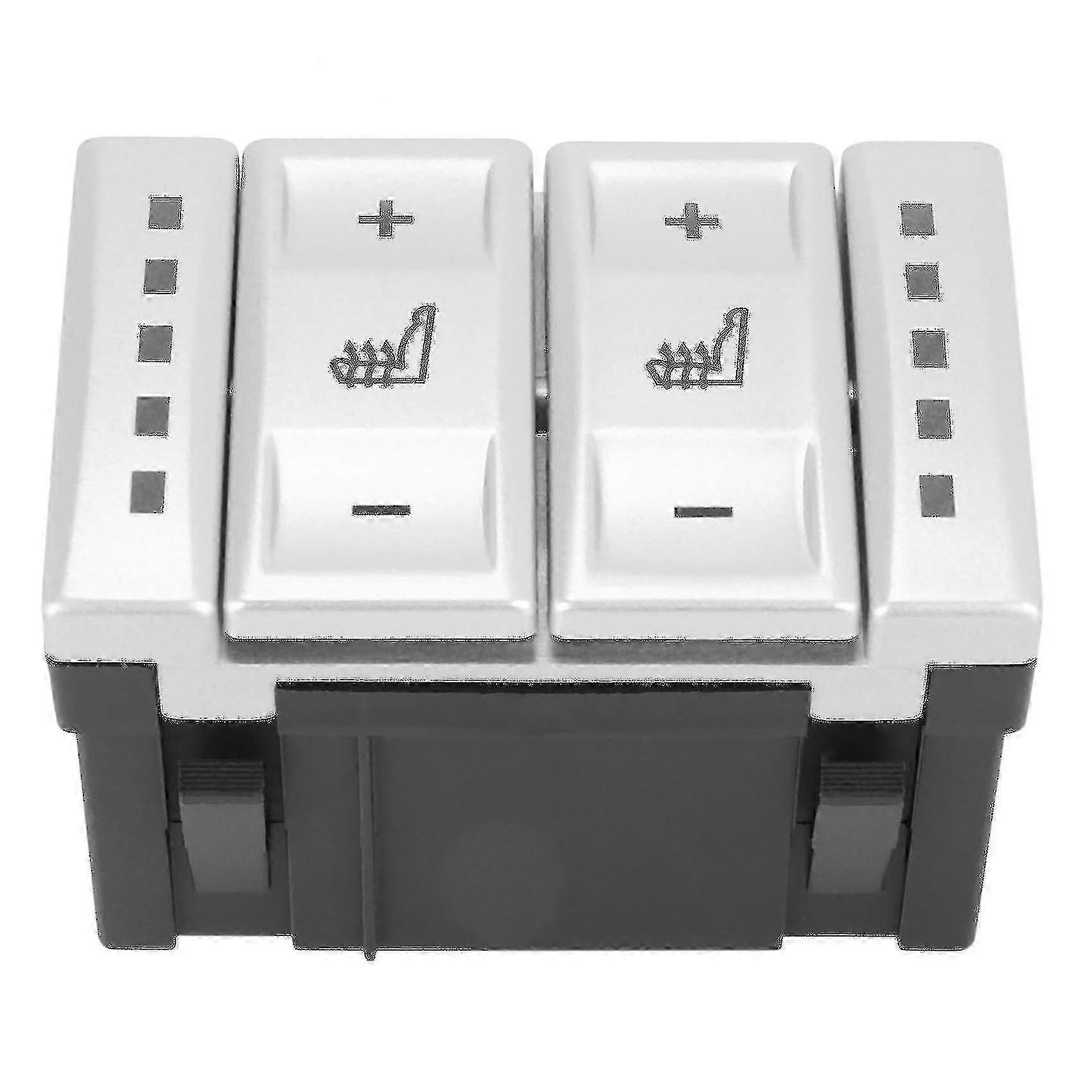 Ηλεκτρικός θερμαινόμενος διακόπτης καθίσματος για συμβατά μοντέλα Ford όπως Mondeo Mk3, Mk4 και S-Max (ασημί)