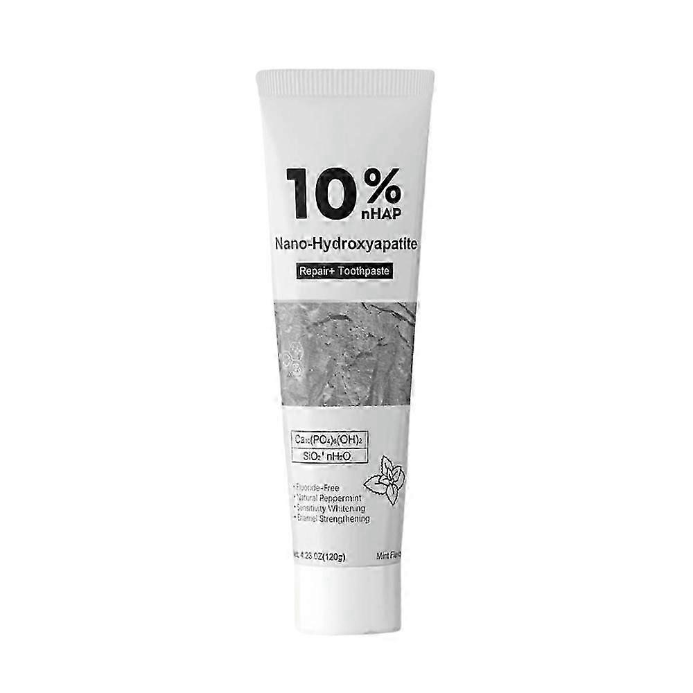 Hydroxyapatite Toothpaste for Enamel Protection and Tooth Strengthening, Fluoride-Free Toothpaste for Sensitive Teeth, Gentle Mint, Fresh Breath