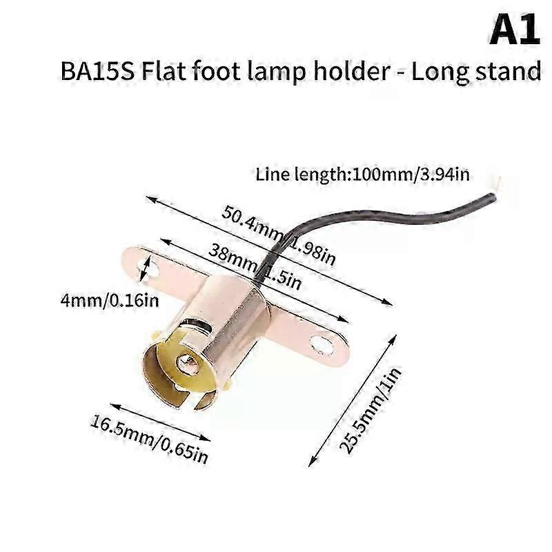 1Pc New 1157 BAY15D 1156 BA15S Auto Car Brake Light Turn Signal LED Light Bulb Wire Adapter Lamp Socket Holder
