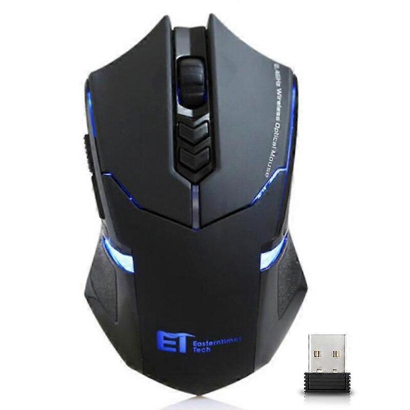 wireless mouse luminous energy laser mouse(black)