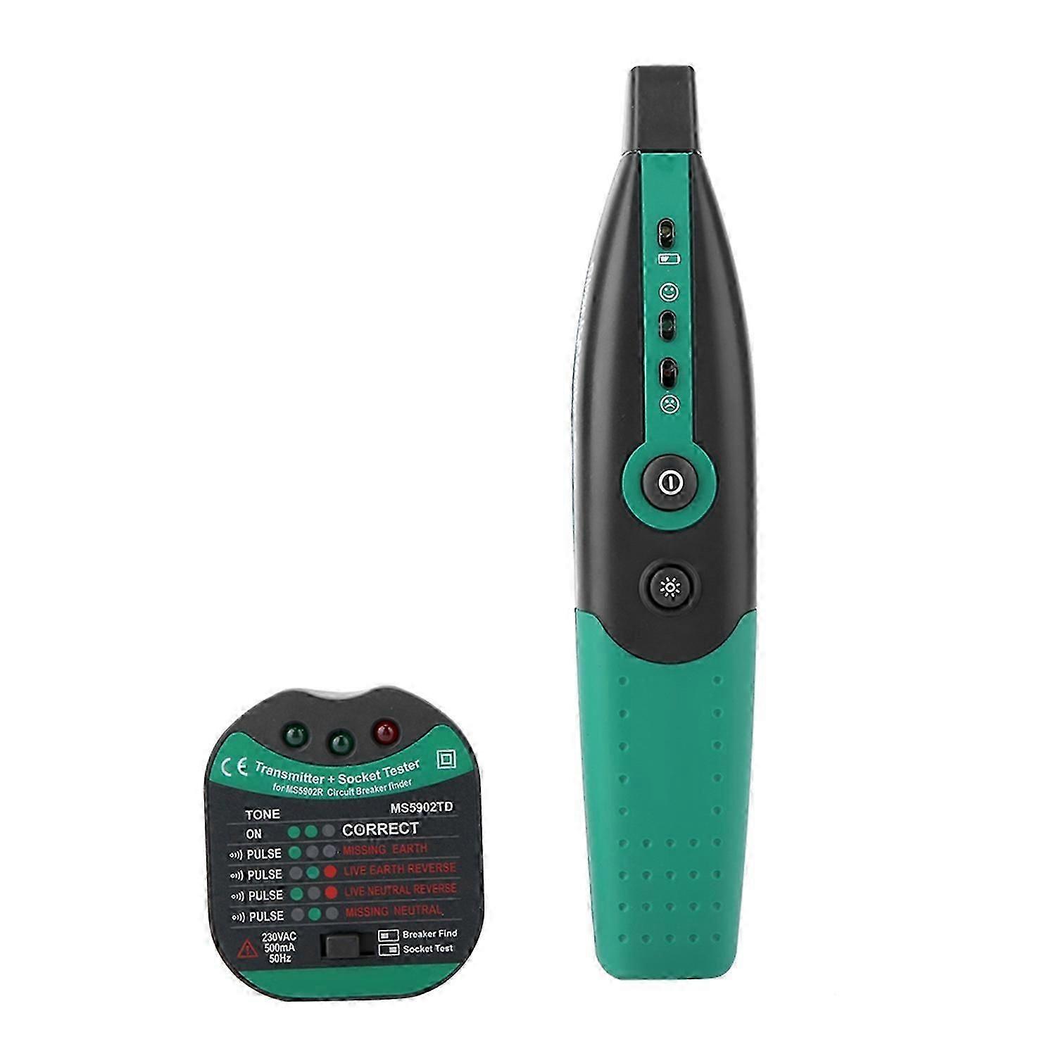 MASTECH MS5902 Automatic Circuit Breaker Fuse Finder Socket Tester