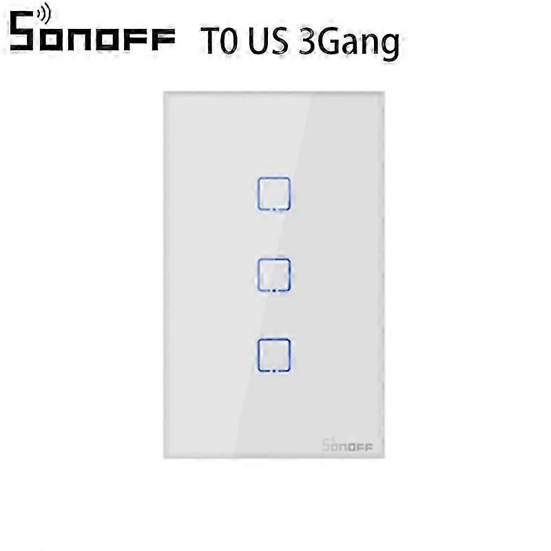 SONOFF T0 TX Smart WiFi Smart Switches with 1/2/3 Gang Wireless Wifi Switch