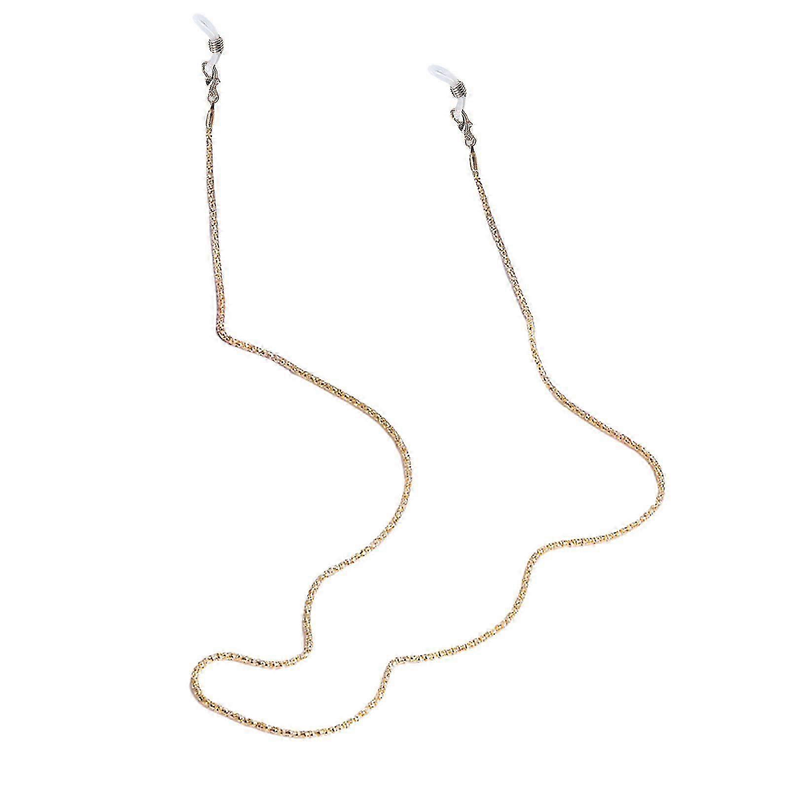 2x Reading Glasses Chain Hanging Strings Retainer for Women Gold Black