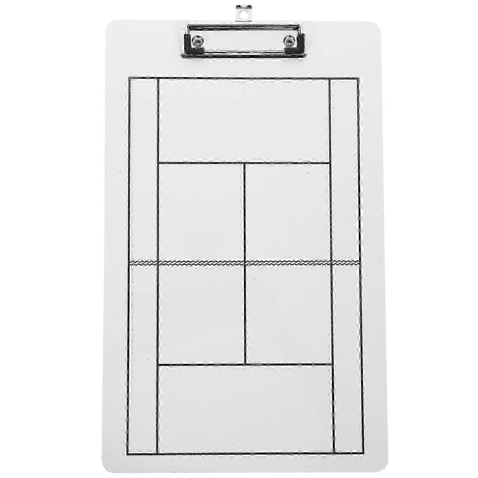 Prancheta de treinamento e estratégia de tênis com quadro branco