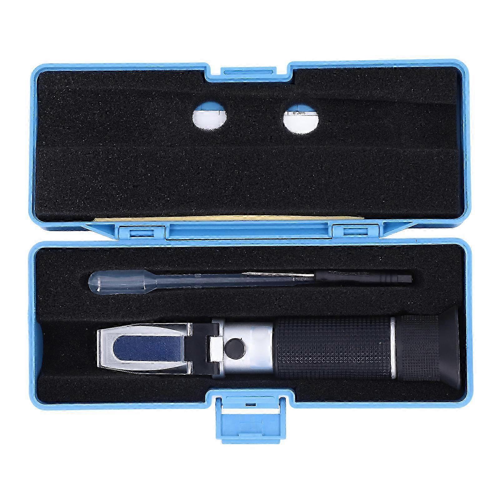 Brix Refractometer Meter Gauge Dual Scale Handheld Measuring Tool for Sugar Brewing 2025