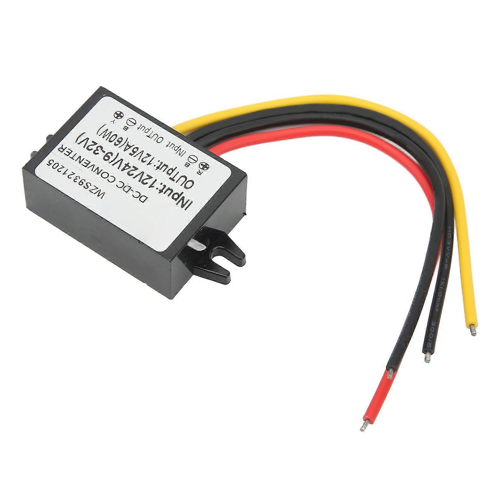 DC DC 12V24V 932V to 12V5A Voltage Regulator Waterproof Flame Retardant Voltage Converter