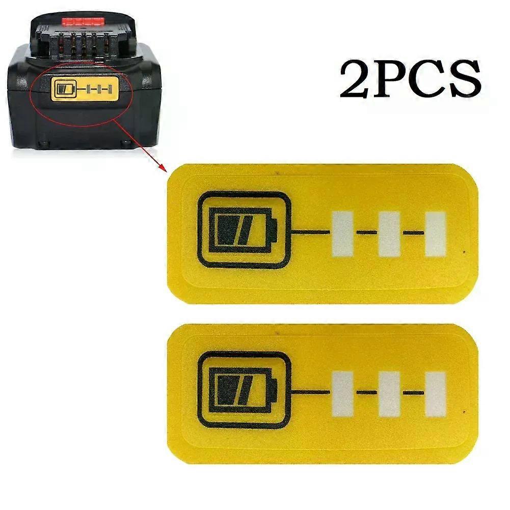 For DeWalt DCB200 18V 144V Lithium Battery Capacity LED Key Sticker Label Power Tools Accessories