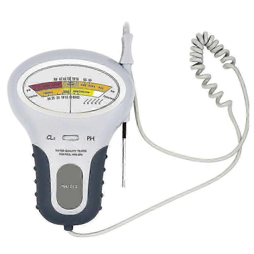 suitable for 2 in 1 PH Chlorine Meter Chlorine Tester PH Tester Chlorine Water Quality Testing Device CL2 Measuring for Pool Aquarium-jc