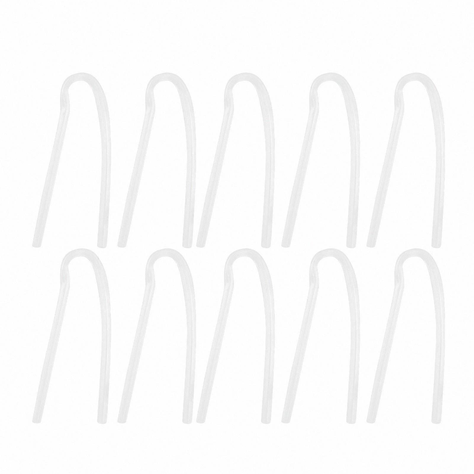 10-Pack R-Type BTE Hearing Aid Tubes Replacement for Most Earmold Devices