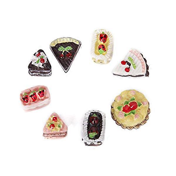Wawawoo Model Miniature Cake Set for Dollhouse Decoration Mini House Use