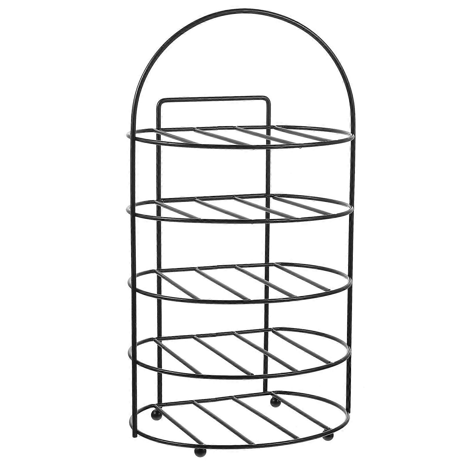 Multi-Functional Kitchen Dish Plate Rack Iron-Art for Home Use