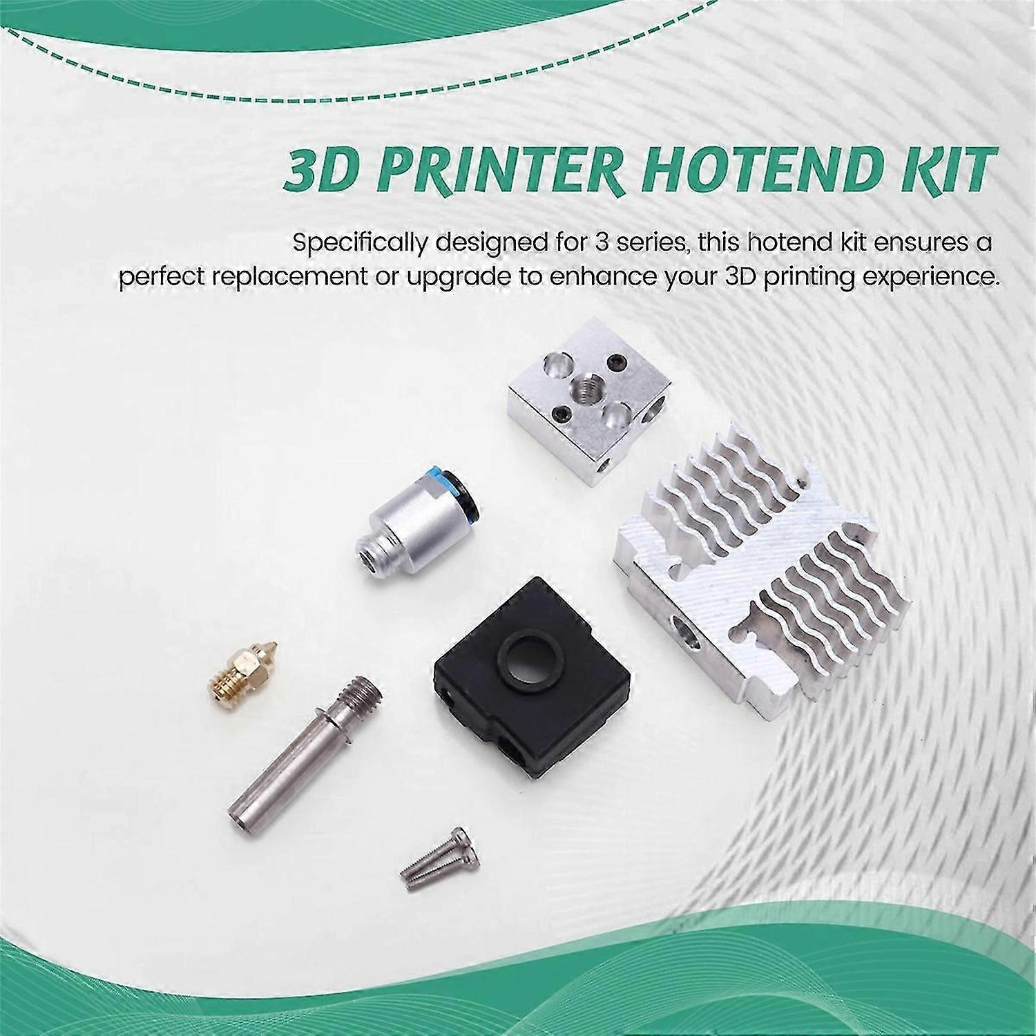 3D Printer Hotend Kit Heat Block Heater Thermistor for 3 Neo V2 Neo Max Neo 3D Printer Parts