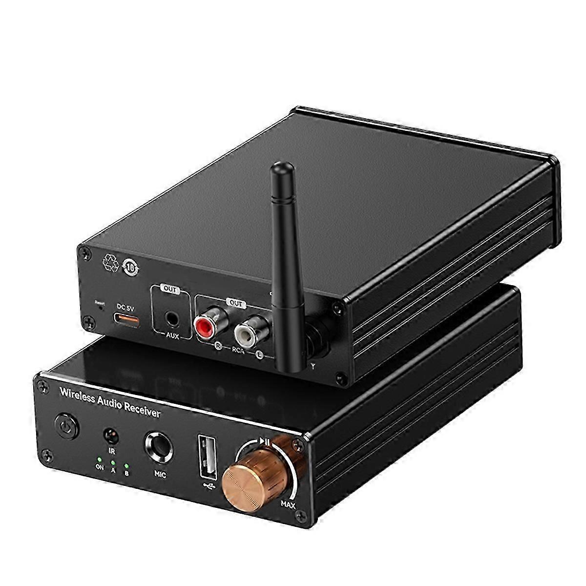 Multifunctional Bluetooth 6.0 Receiver Transmitter, Stereo Receiver Bluetooth Power Amp /AUX/USB/6.