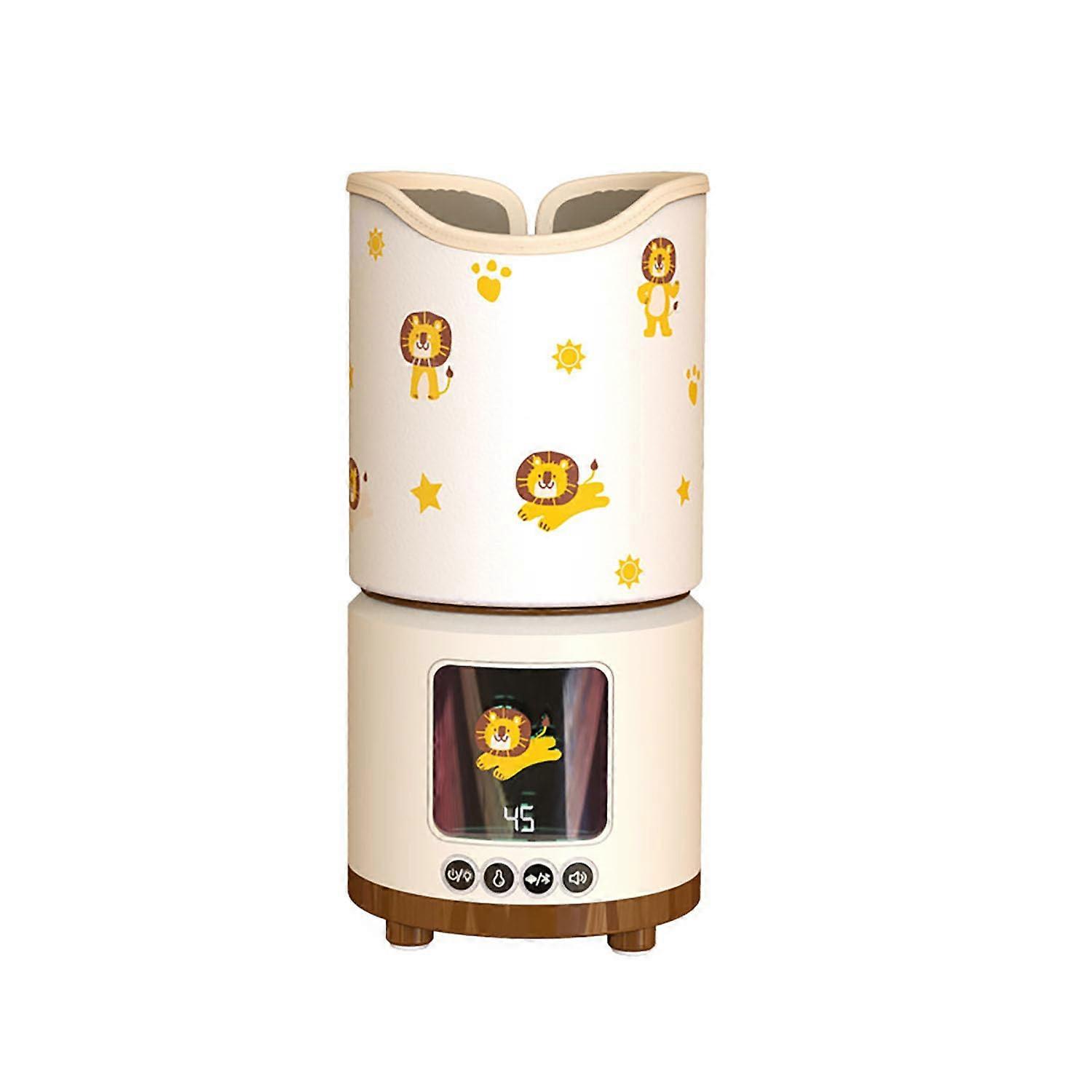 2 In 1 Bottle Warmer With 6 White Noise, 4 Temp Levels, Digital Display, USB Rechargeable, Fits Various Bottle Types