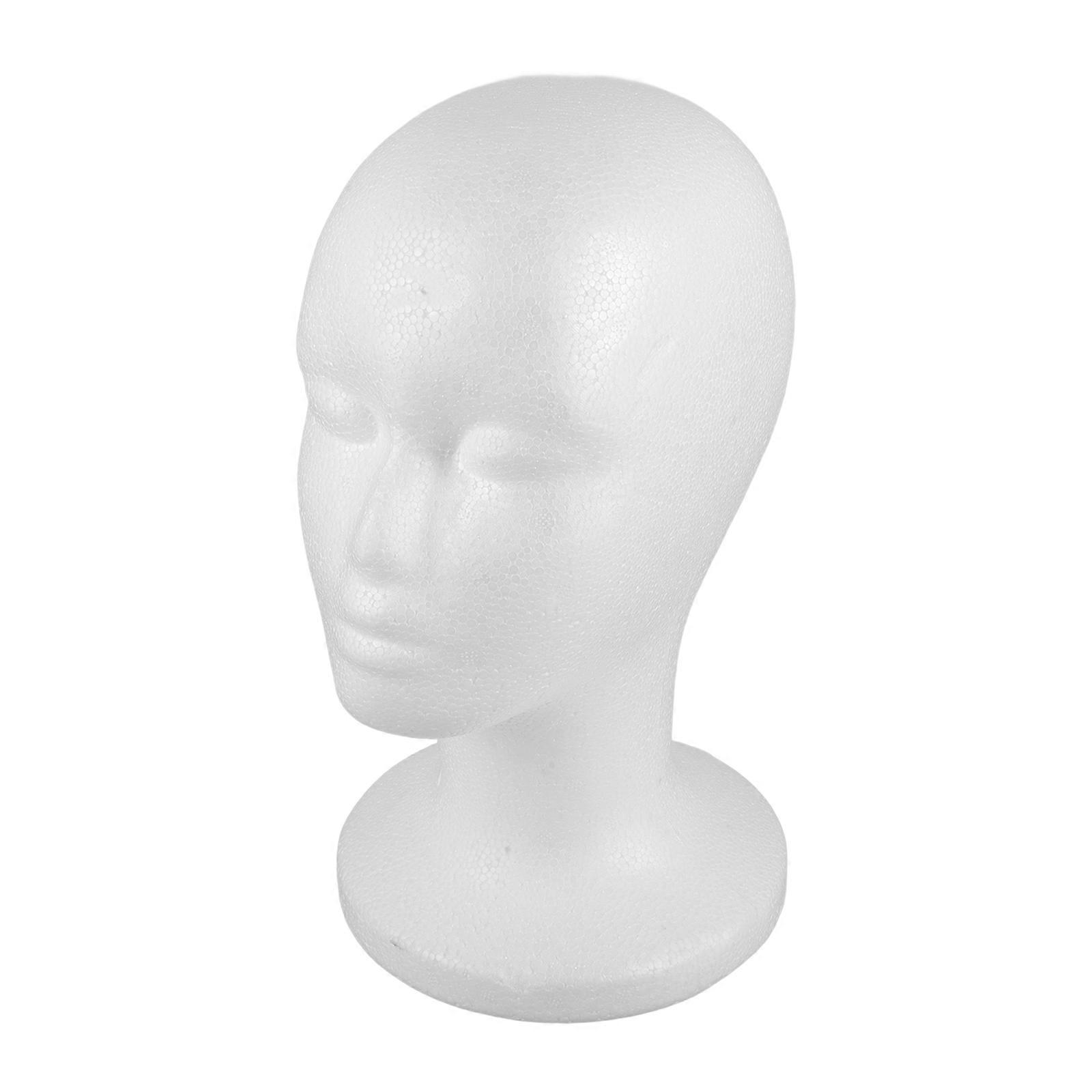Wig Display Stand Female Mannequin Head for Wigs and Hats 2Pcs