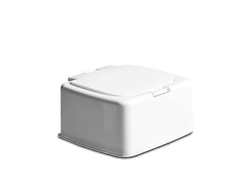 Multifunctional Storage Box Plastic Pill Box with Lid Square Mini 2 Pieces Pack