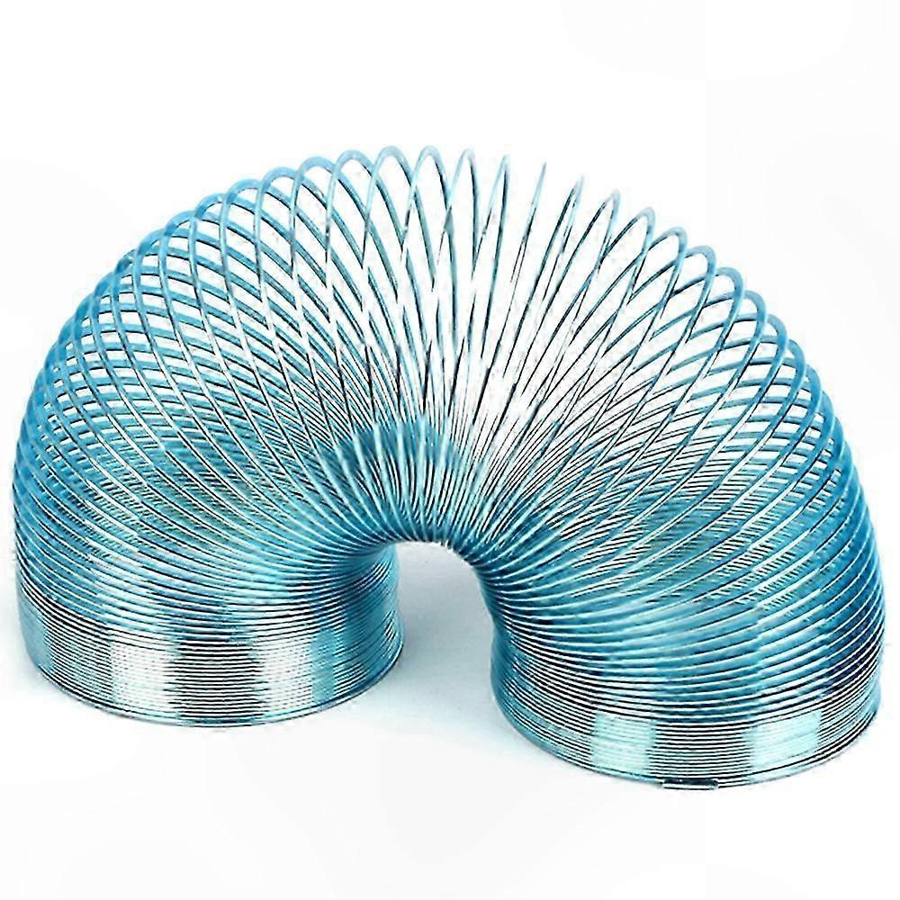 Metal Spring Walking Toy for Party Fun and Stress Relief, Blue