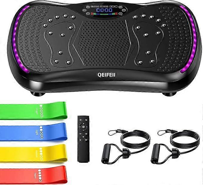 לוחית רטט, לוחות רטט תלת מימדיים לירידה במשקל וניקוז לימפתי, משקל מקסימלי 400 ק"ג פלטפורמת אימון גוף מלא לכושר ביתי בבריטניה pl