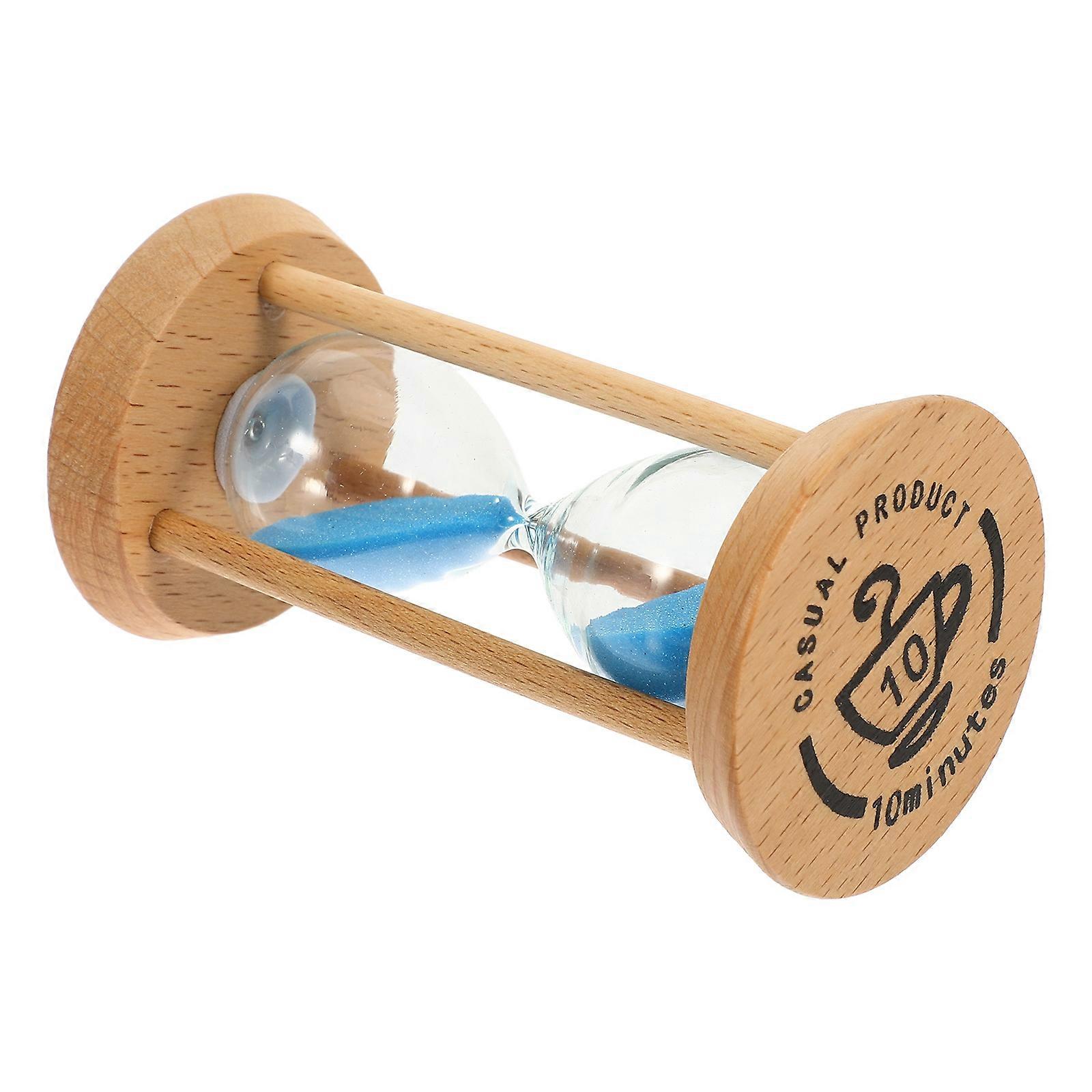 Sand Timer Wooden Hourglass for 4Pcs 10 Minute Timer Gift Decor