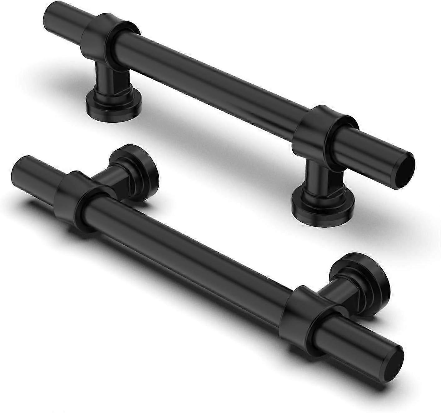 2pcs Griffe 96mm Lochabstand mattschwarz Möbelgriffe Schrankgriffe Küchengriffe Möbelschubladengriffe
