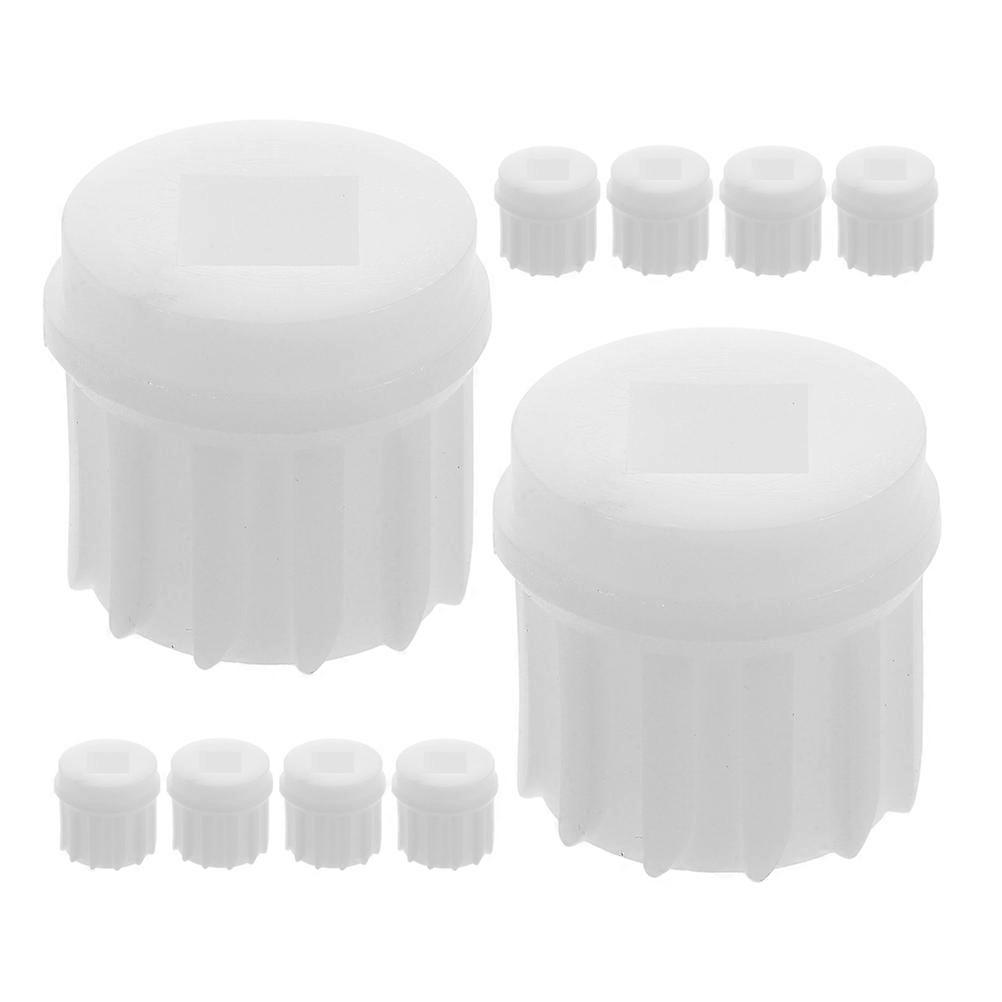 Sausage Stuffing Tubes Meat Grinder Accessories for Food Preparation Home Cooks PP Material 10Pcs