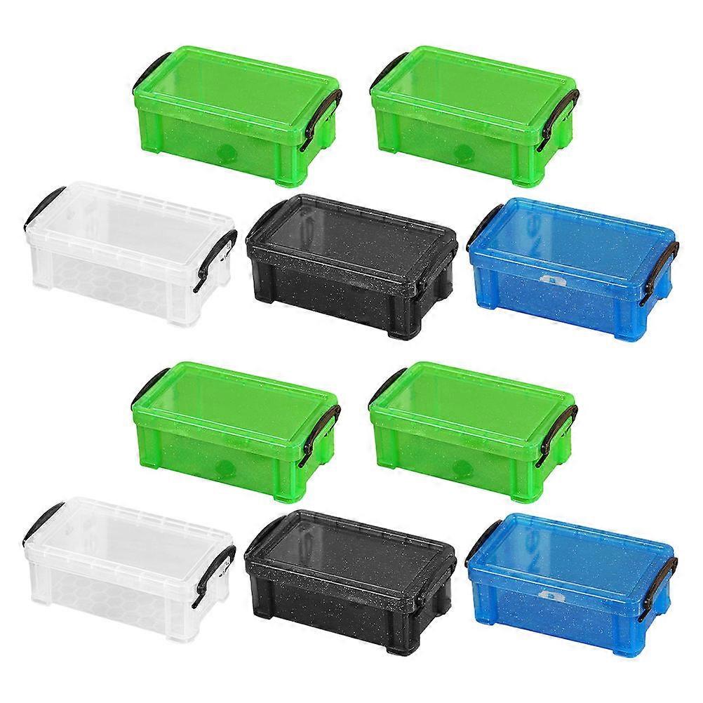 Jewelry Storage Box 16 Pcs Space Saving Rectangular Small Sundries Storage Containers For Craft Storage And Office Supplies
