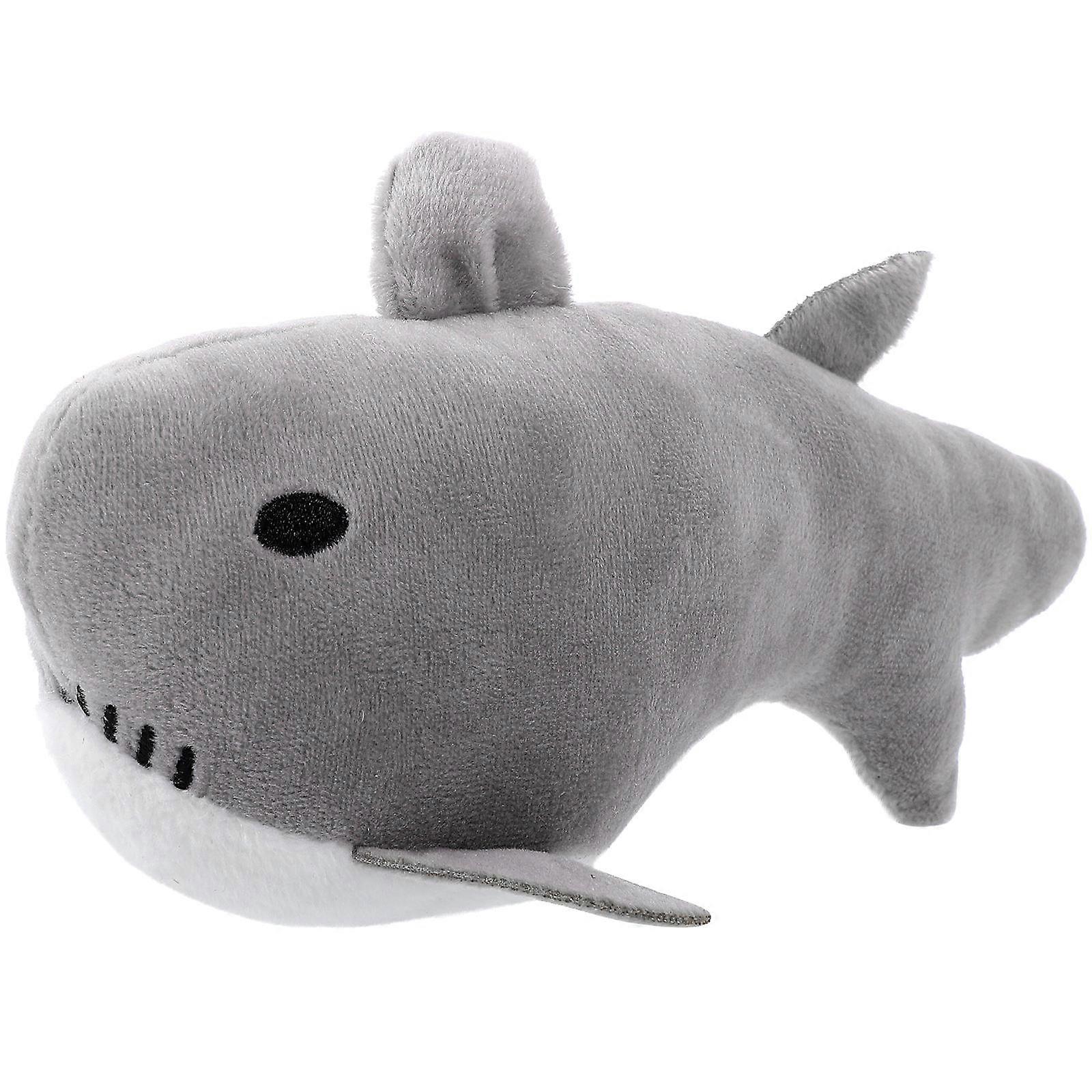 Plush Dog Toy Cartoon Fish Shape for Squeaky Chewing 5Pcs Set