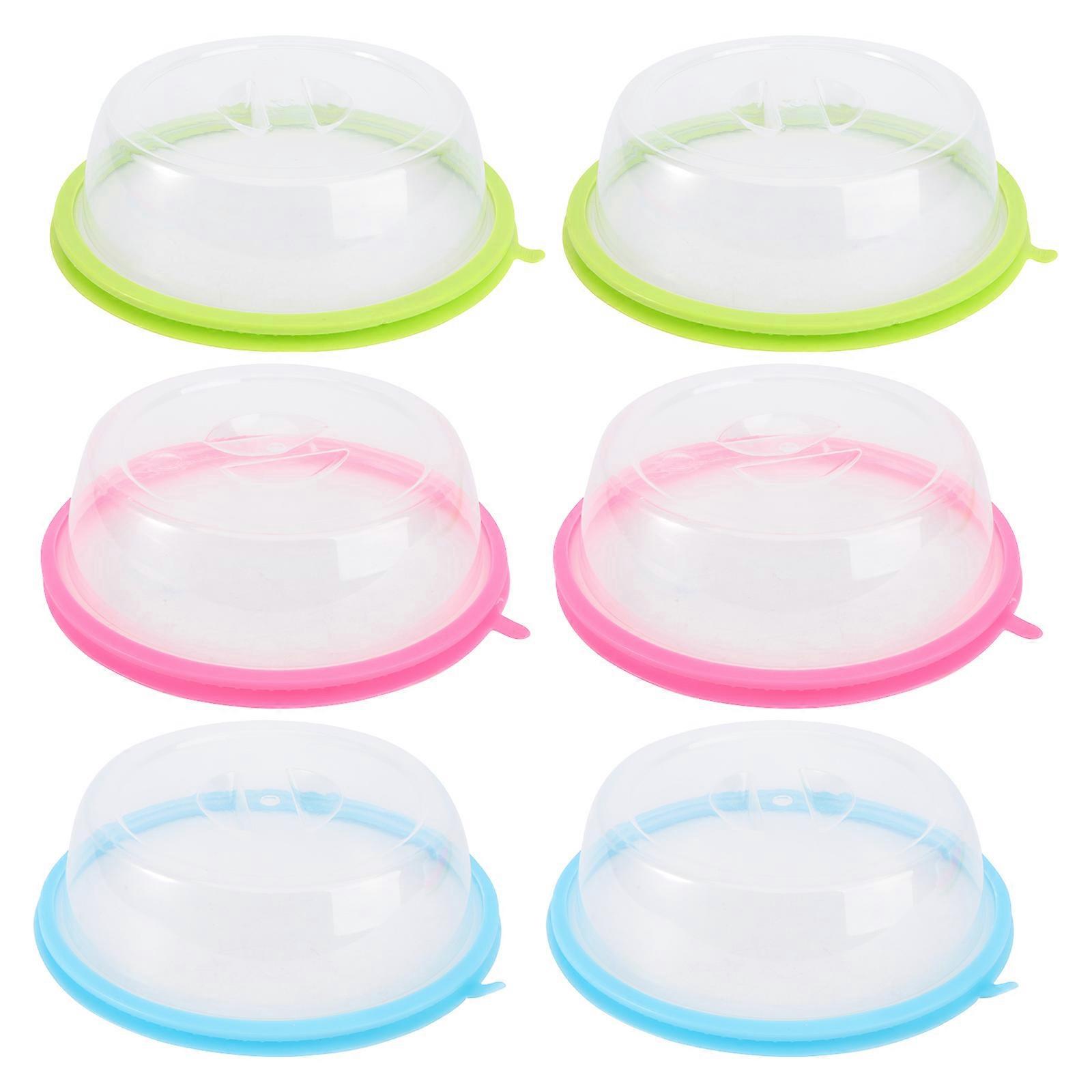 Insect-Proof Food Covers 6Pcs Assorted Colors Designed For Camping Trips And Picnics 20X20Cm Protective
