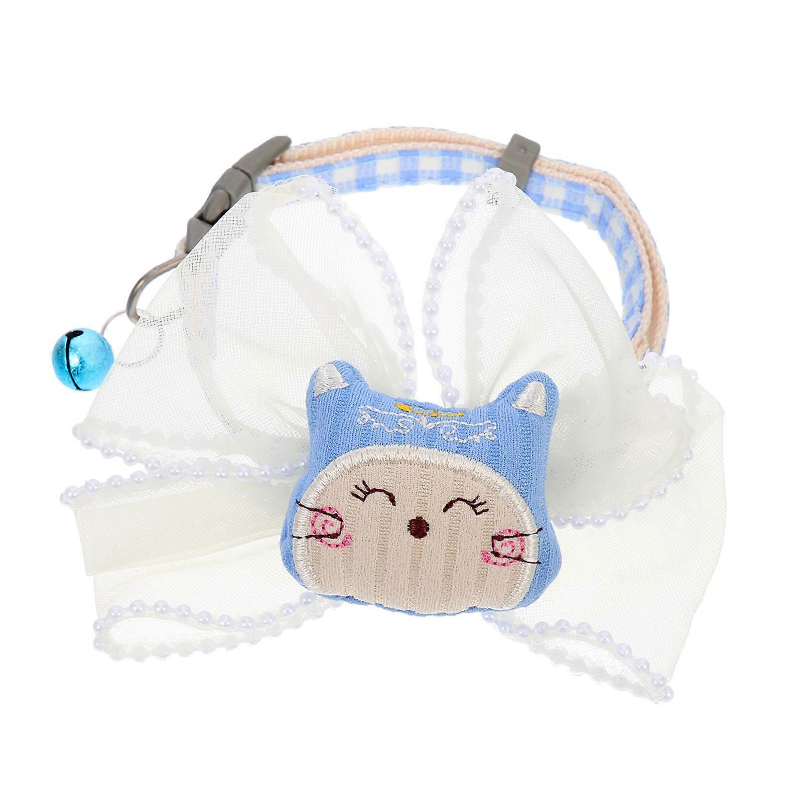 Adorable Cat Bow Tie for 2Pcs Wear-Resistant Kitten Collar Cat Accessory