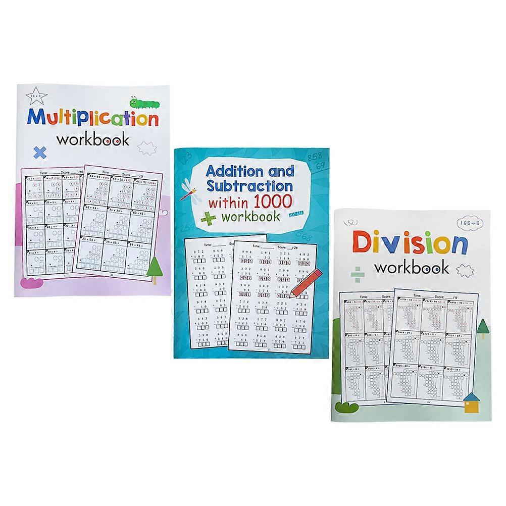 Practice Workbook Multiplication Math Workbook for Kids Featuring 15Pcs